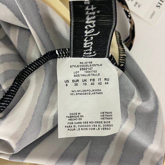 Miraclesuit Women's Opposites Attract Print Love Knot Underwire Tankini Top Sz 8 - Picture 8 of 9